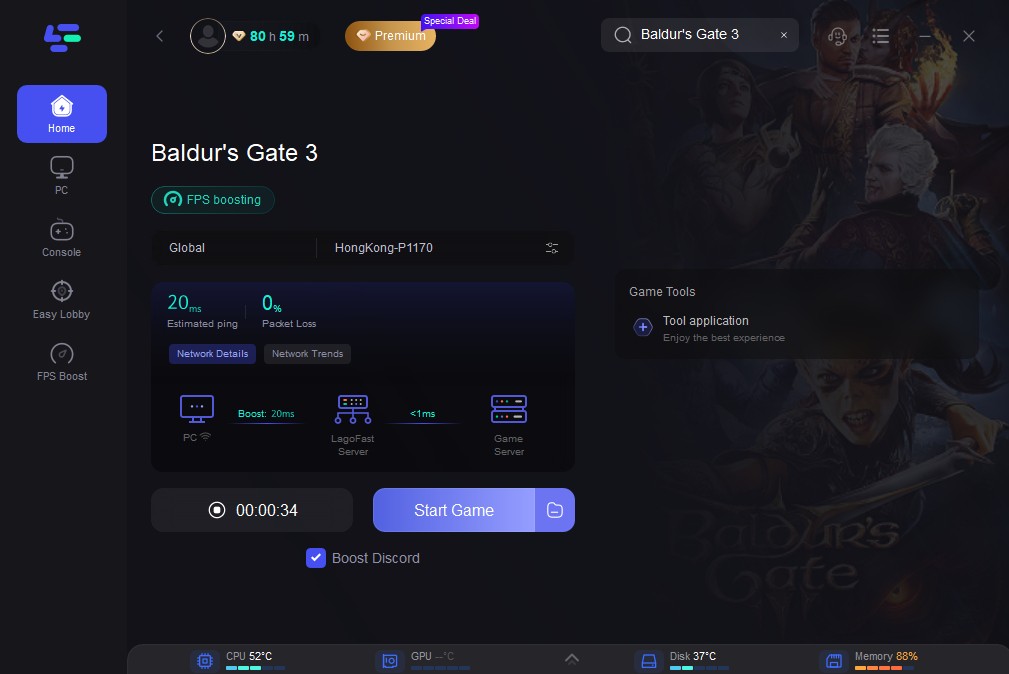 Baldur's Gate 3 100% SSD usage causing freezing