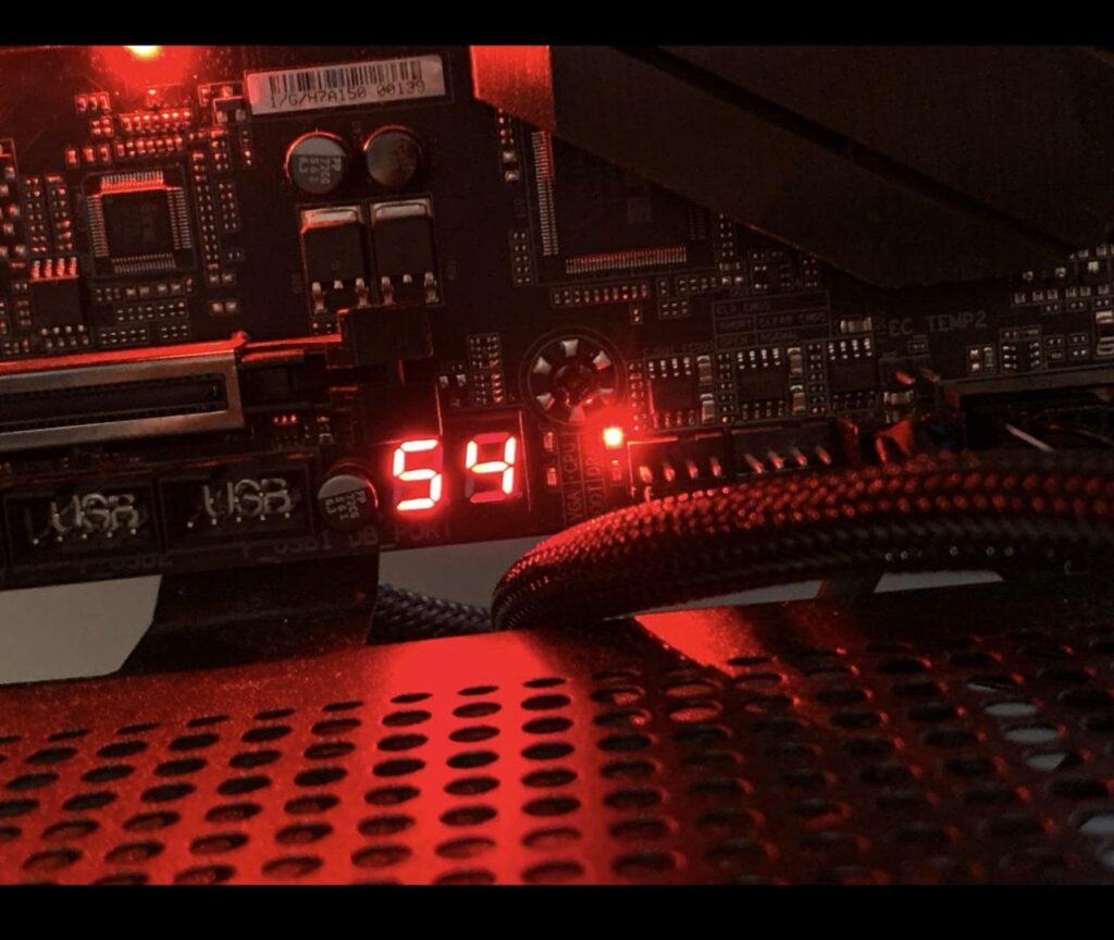 Error code 55 on Gigabyte mobo