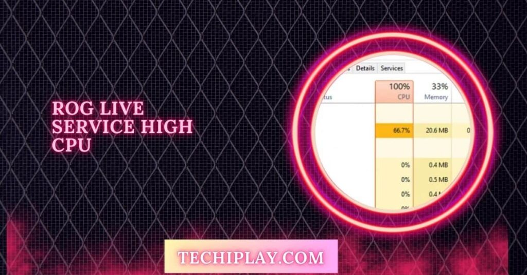 ROG Live Service High CPU