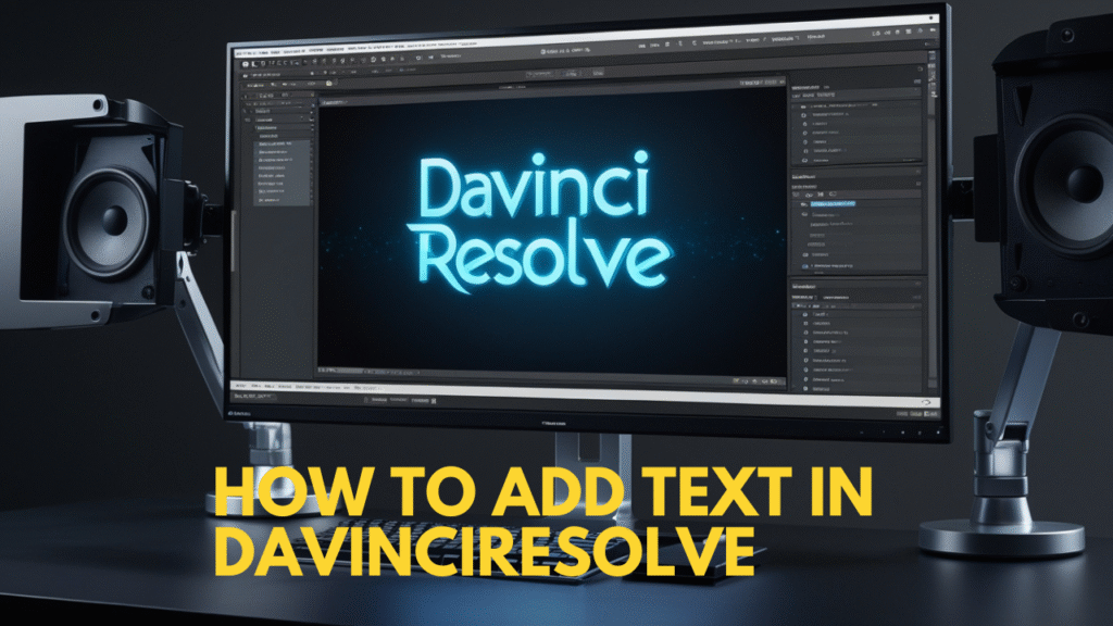 How to Add Text in DaVinci Resolve